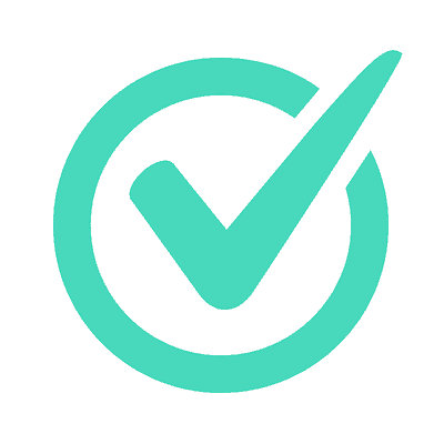 Green checkmark in a green circle